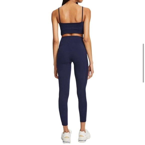 Bandier x Sincerely Jules The Meadow Legging and Bra Set in Navy (NWT leggings) - Picture 2 of 9